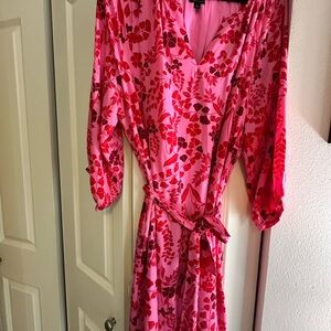 Ann Taylor Floral Pink Dress